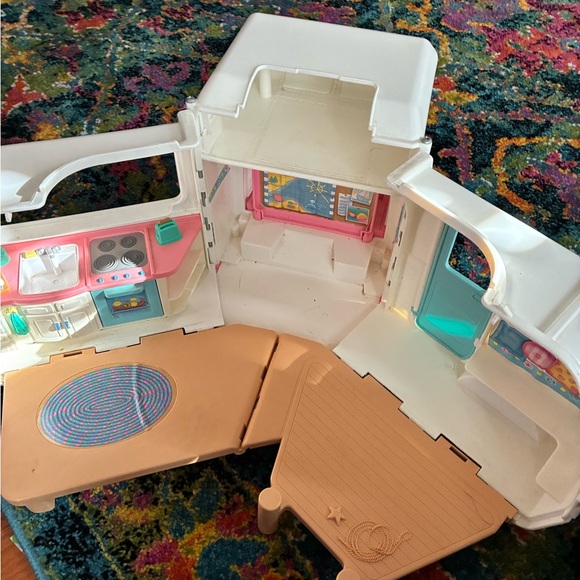 Fisher-Price White and Pink Adventure Camper - Picture 3 of 3